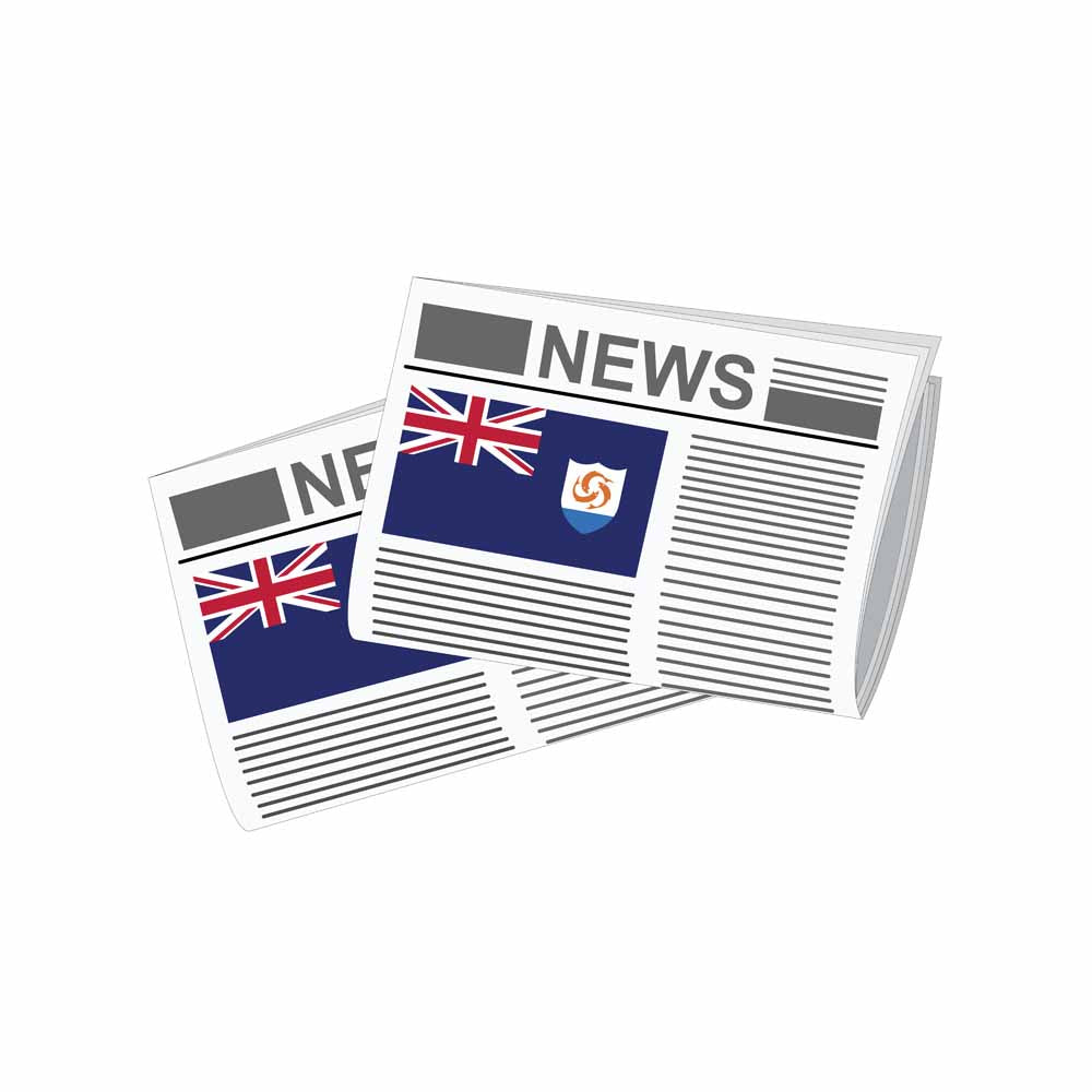 Anguilla Newspapers Vector Illustration