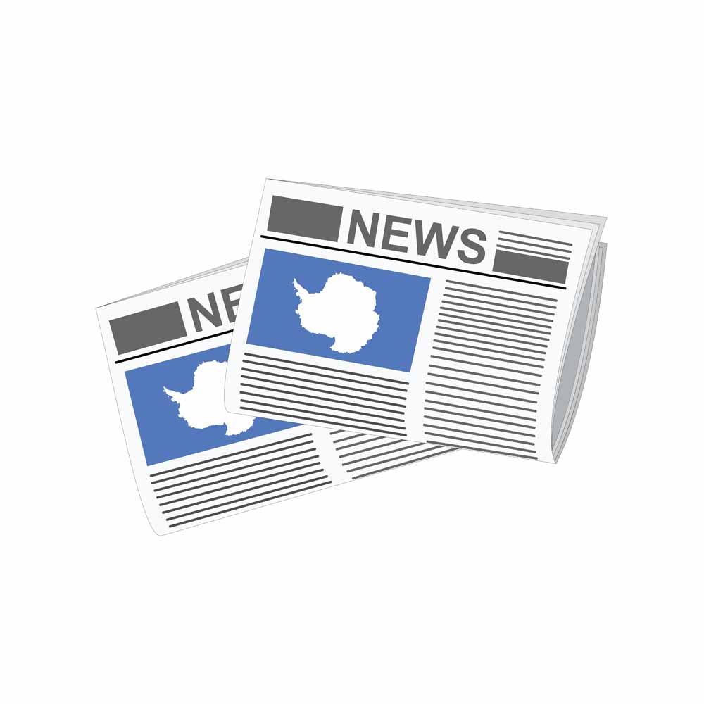 Antarctica World Newspapers Vector Illustrations | Global Newspaper & Press Collection