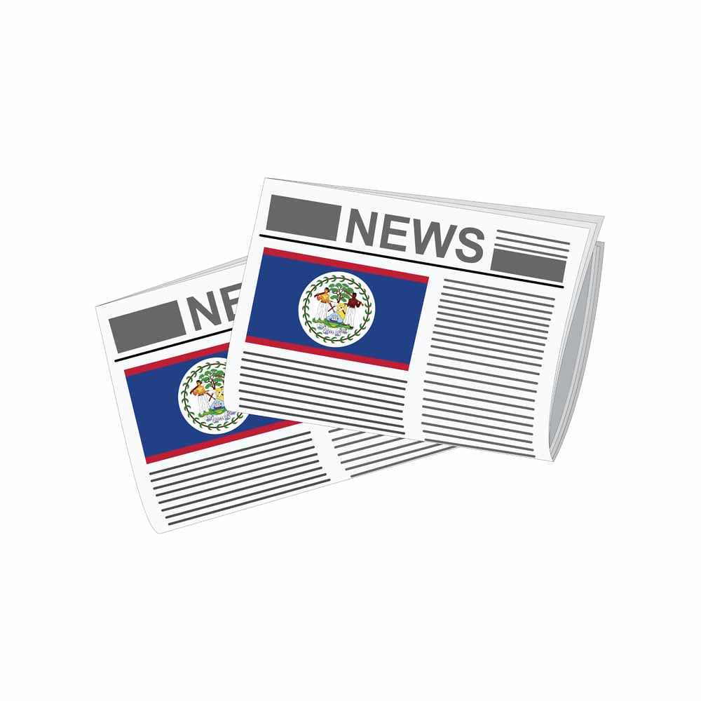 Belize Newspapers Vector Illustration