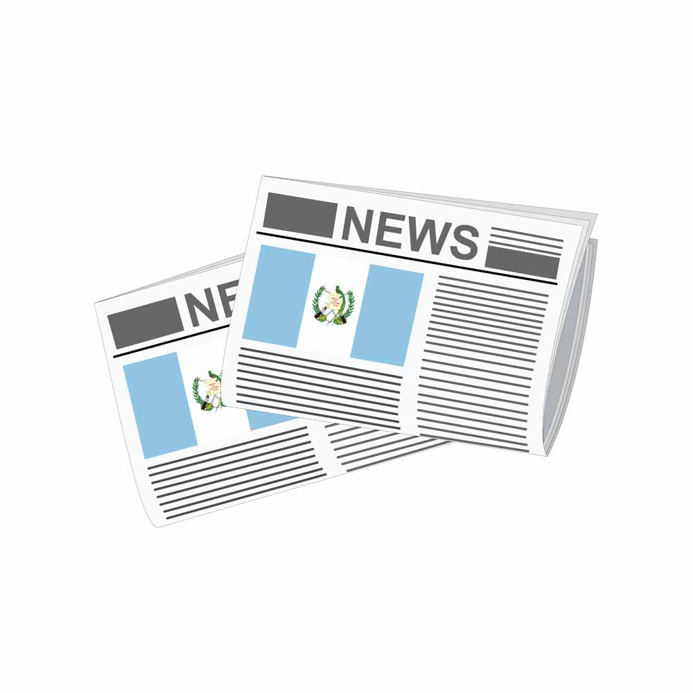Guatemala World Newspapers Vector Illustrations | Global Newspaper & Press Collection
