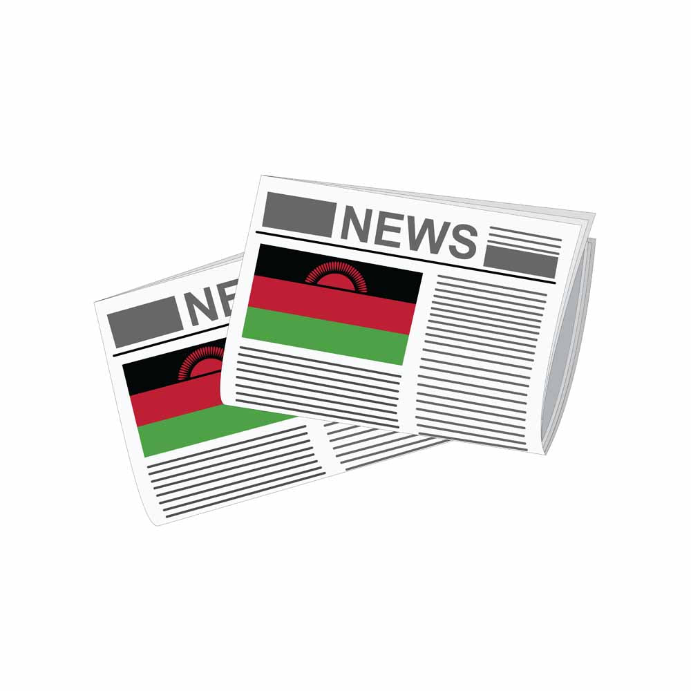 Malawi Newspapers Vector Illustration