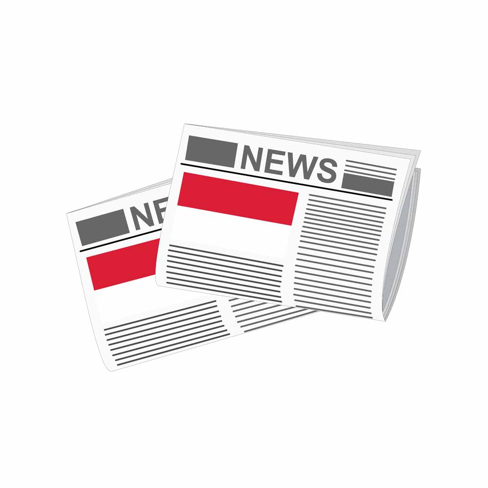 Monaco Newspapers Vector Illustration