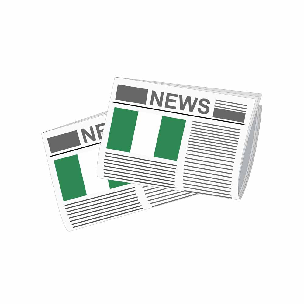 Nigeria Newspapers Vector Illustration