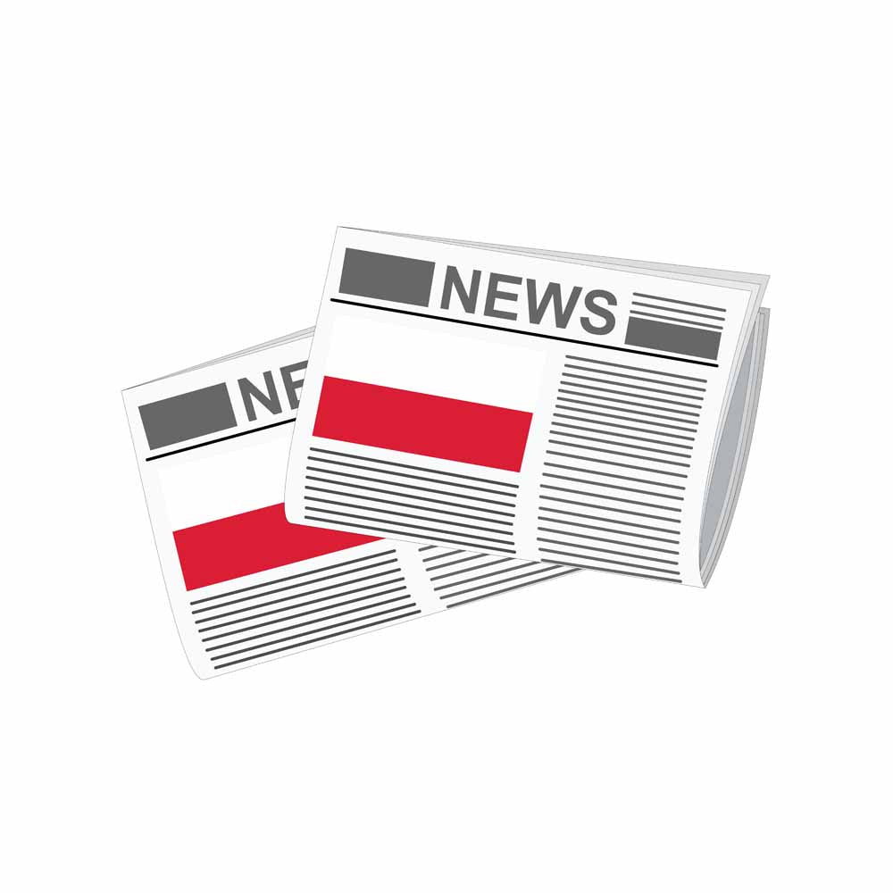 Poland World Newspapers Vector Illustrations | Global Newspaper & Press Collection