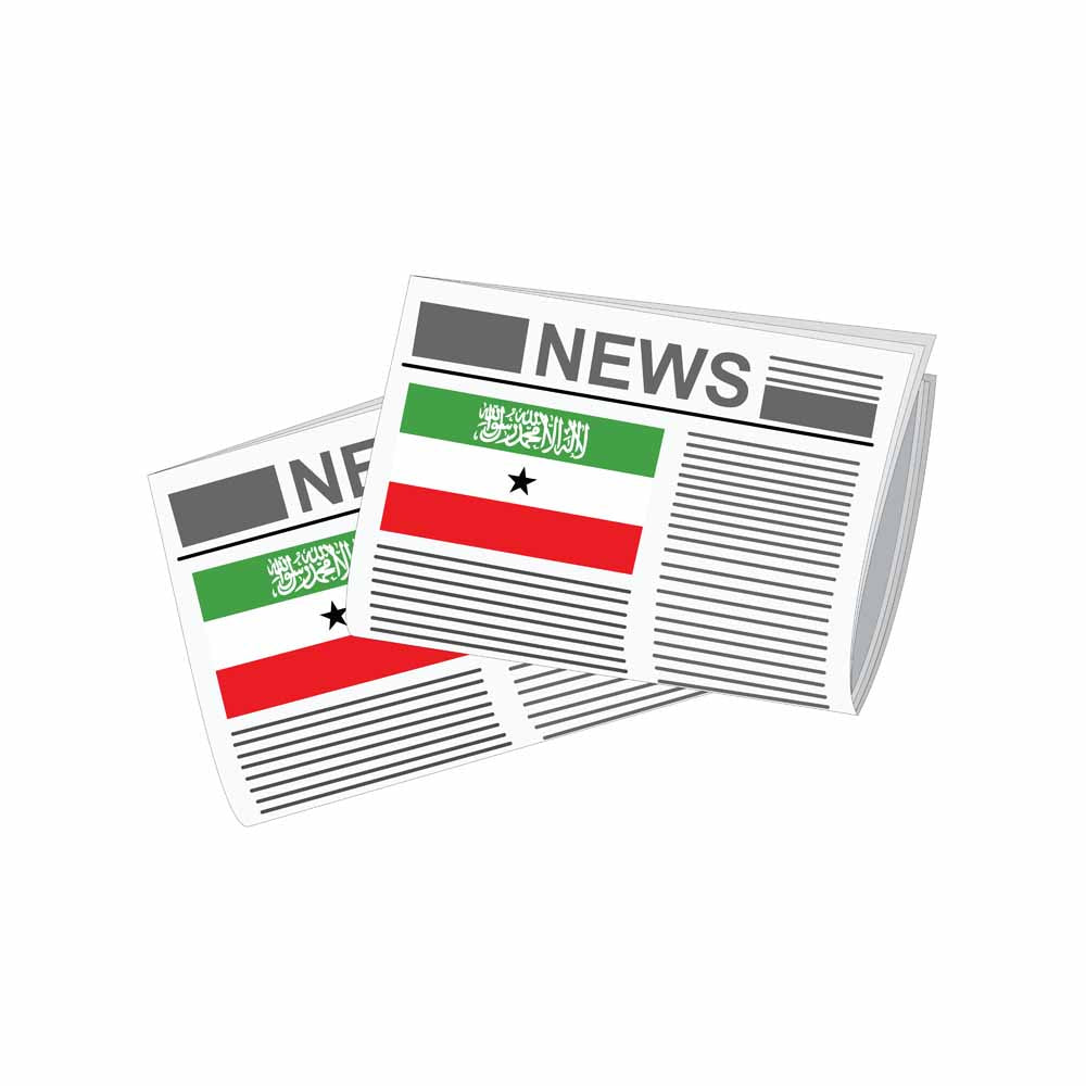 Somaliland Newspapers Vector Illustration