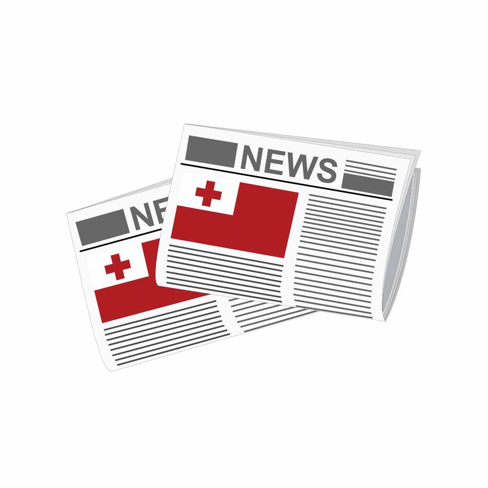 Tonga Newspapers Vector Illustration
