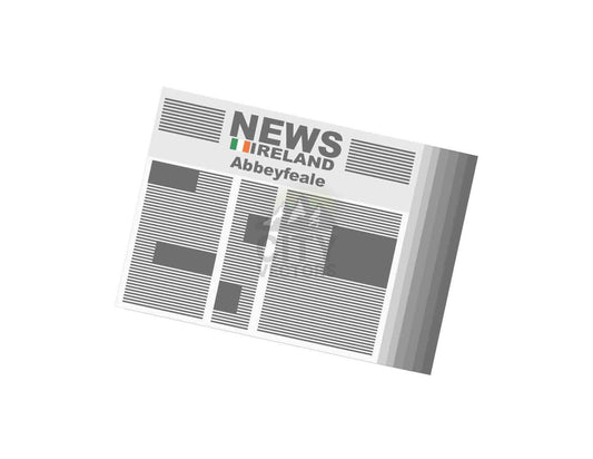 Abbeyfeale Newspaper Vector Illustration