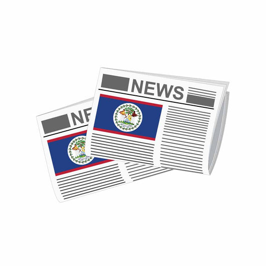 Belize Newspapers Vector Illustration