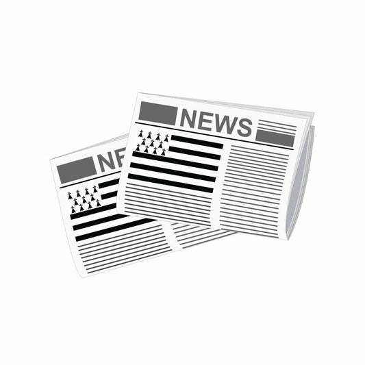 Brittany World Newspapers Vector Illustrations | Global Newspaper & Press Collection