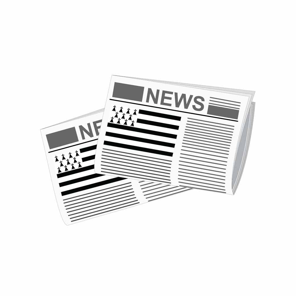 Brittany World Newspapers Vector Illustrations | Global Newspaper & Press Collection