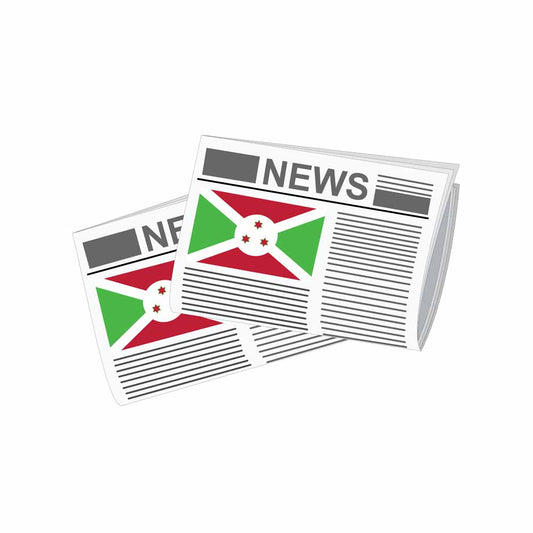 Burundi Newspapers Vector Illustration