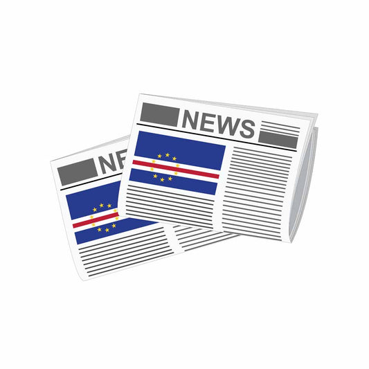 Cape Verde Newspapers Vector Illustration