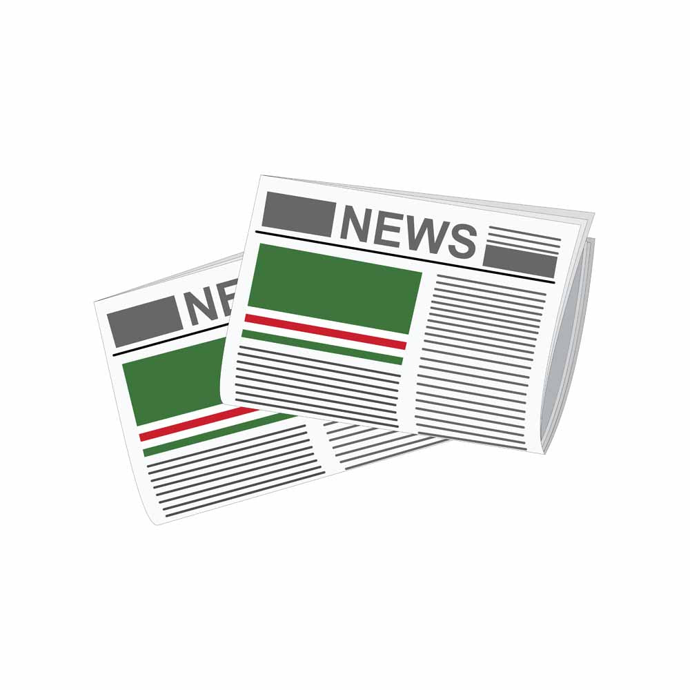 Chechen Republic of lchkeria Newspapers Vector Illustration