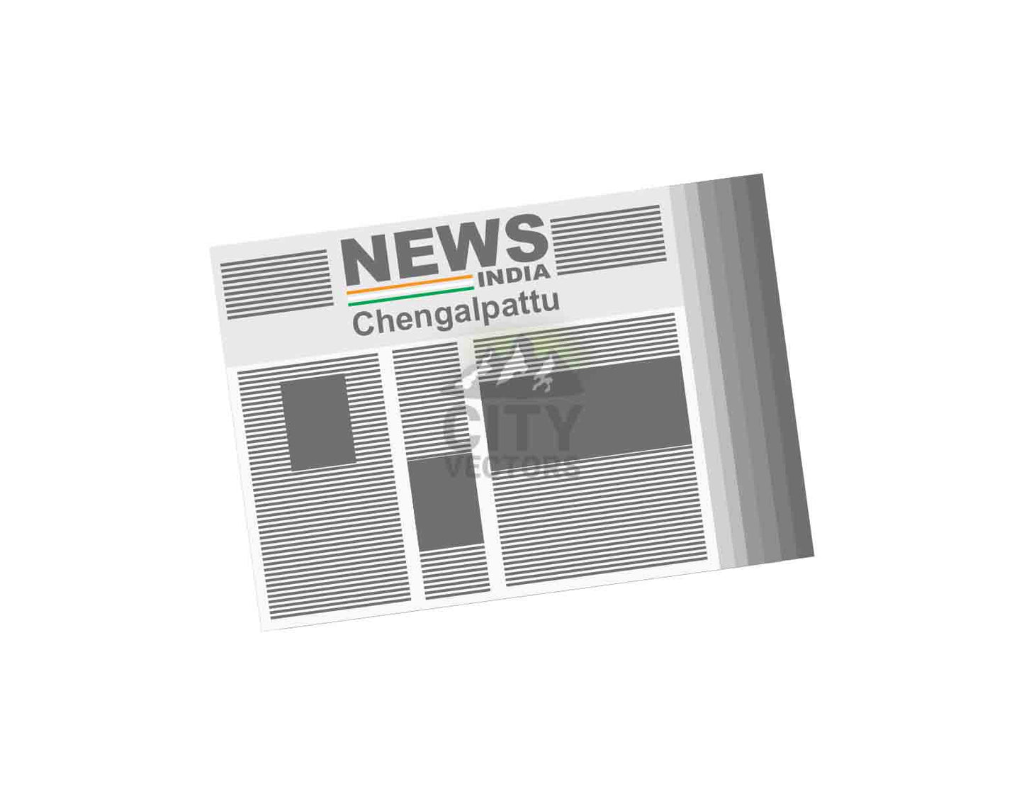 Chengalpattu India Newspapers Vector Illustration | SVG, AI, EPS & PNG | City Vectors