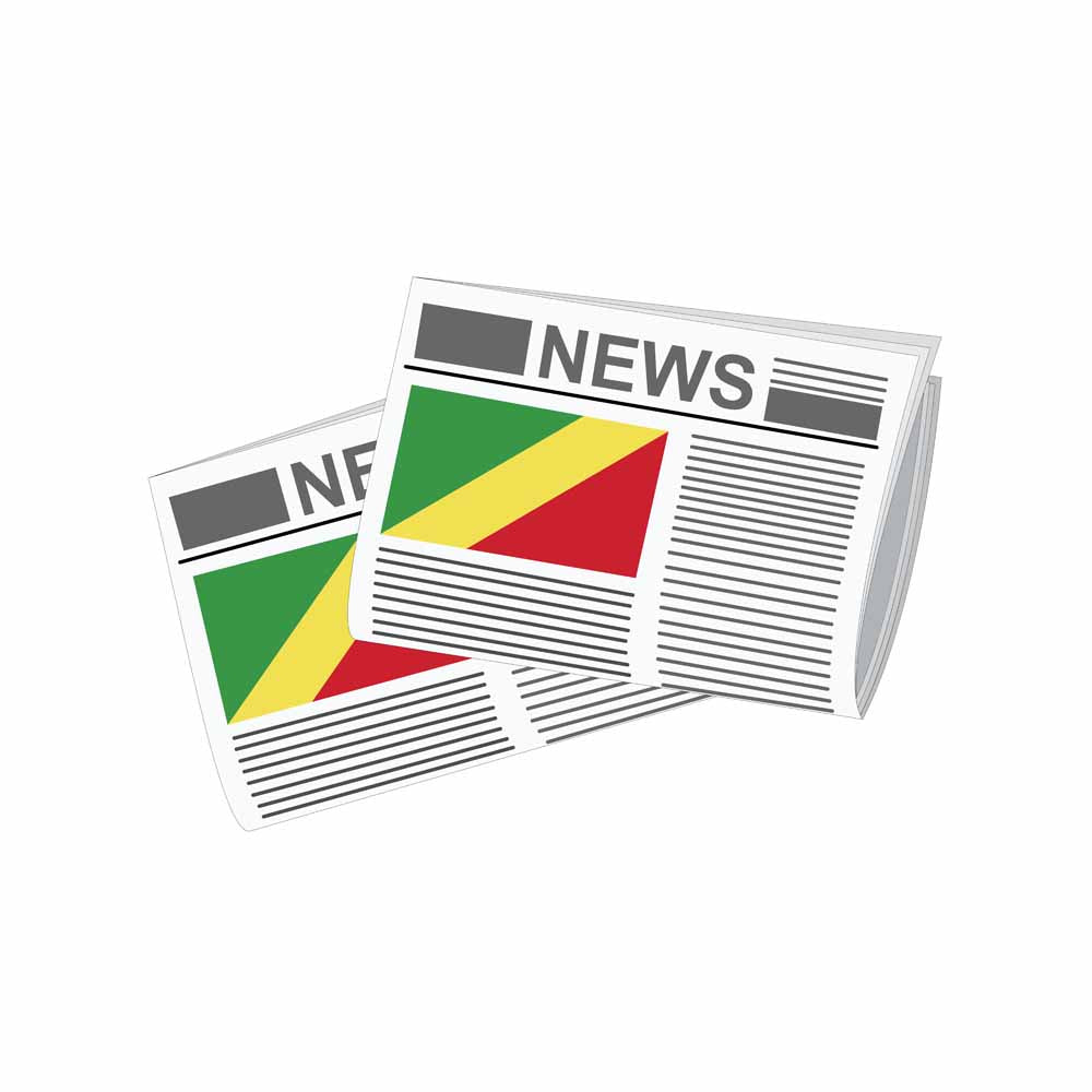 Congo Republic of the World Newspapers Vector Illustrations | Global Newspaper & Press Collection