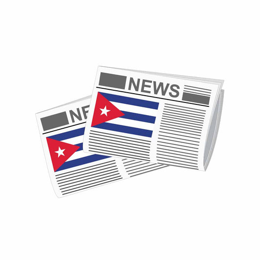 Cuba Newspapers Vector Illustration