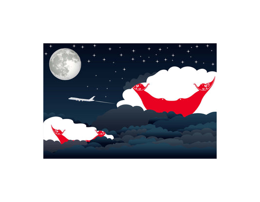 East Timor Night Clouds Airplane Airport Flight Vector Illustration
