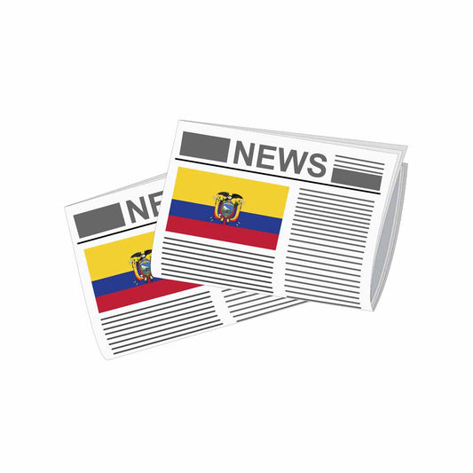 Ecuador Newspapers Vector Illustration