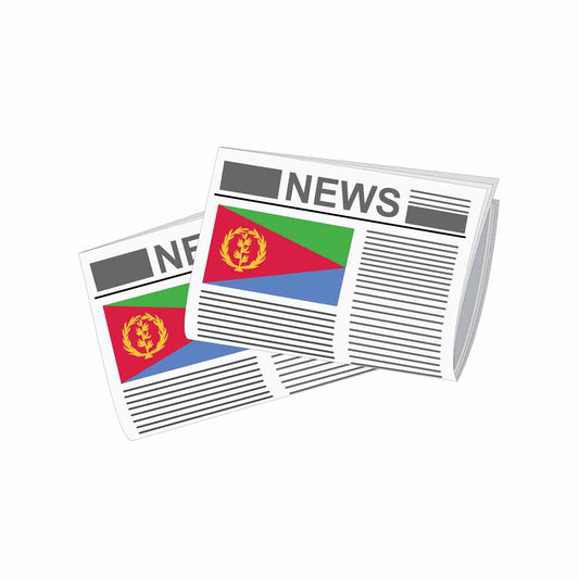 Eritrea Newspapers Vector Illustration