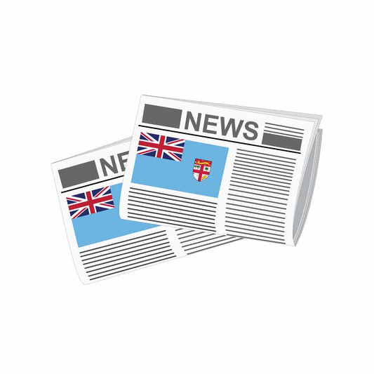 Fiji Newspapers Vector Illustration