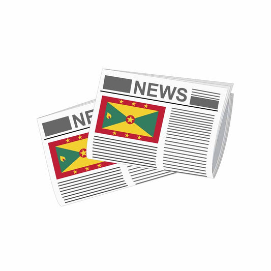 Grenada Newspapers Vector Illustration