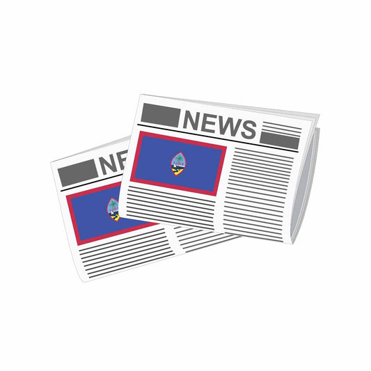 Guam Newspapers Vector Illustration
