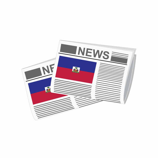 Haiti Newspapers Vector Illustration