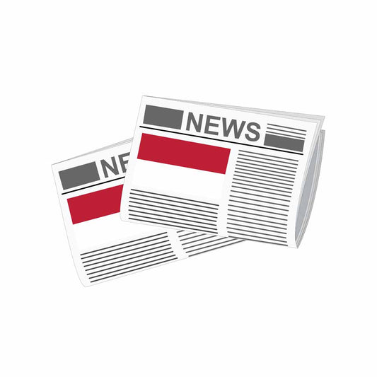 Indonesia Newspapers Vector Illustration