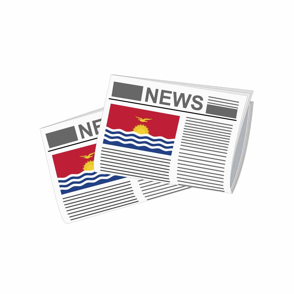 Kiribati World Newspapers Vector Illustrations | Global Newspaper & Press Collection