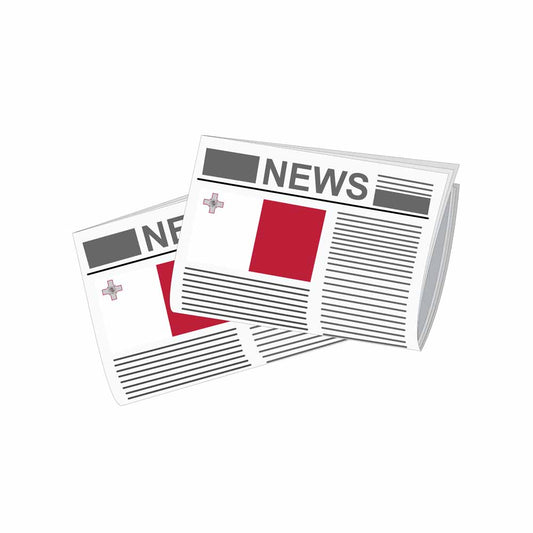 Malta World Newspapers Vector Illustrations | Global Newspaper & Press Collection