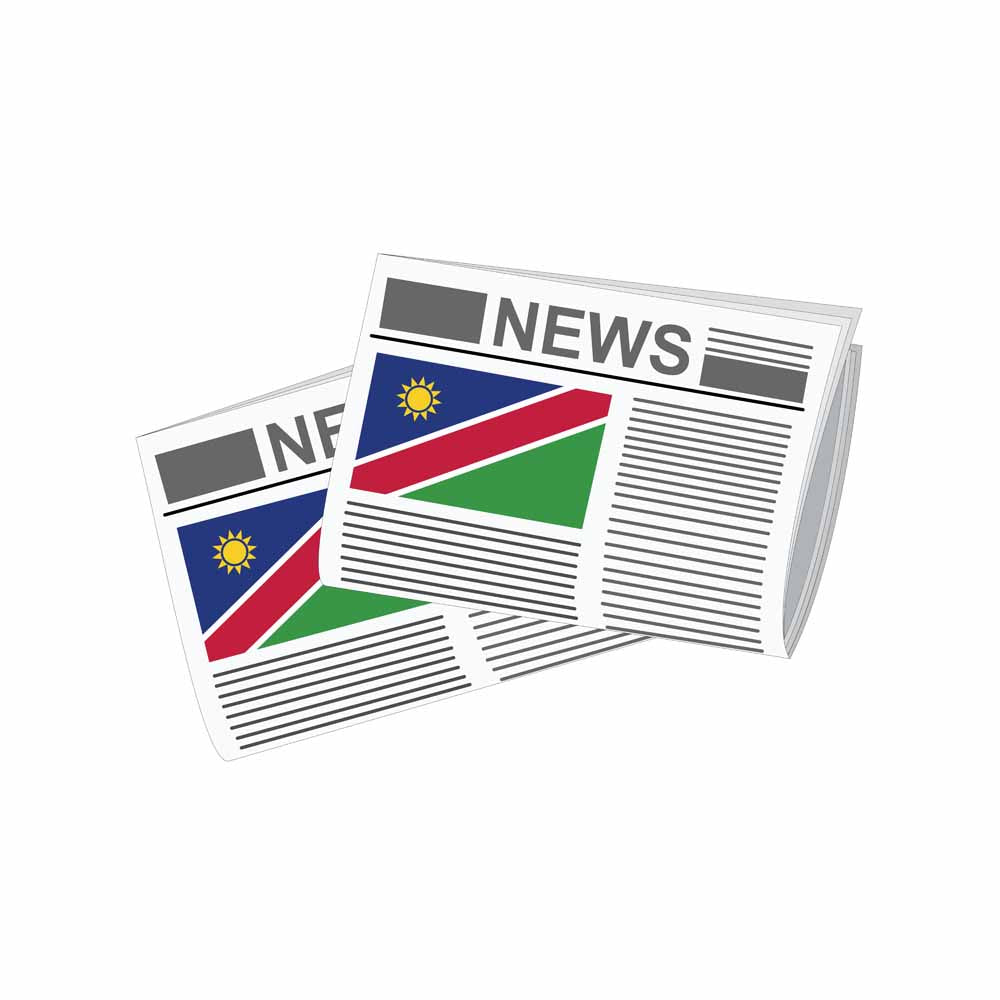 Namibia World Newspapers Vector Illustrations | Global Newspaper & Press Collection