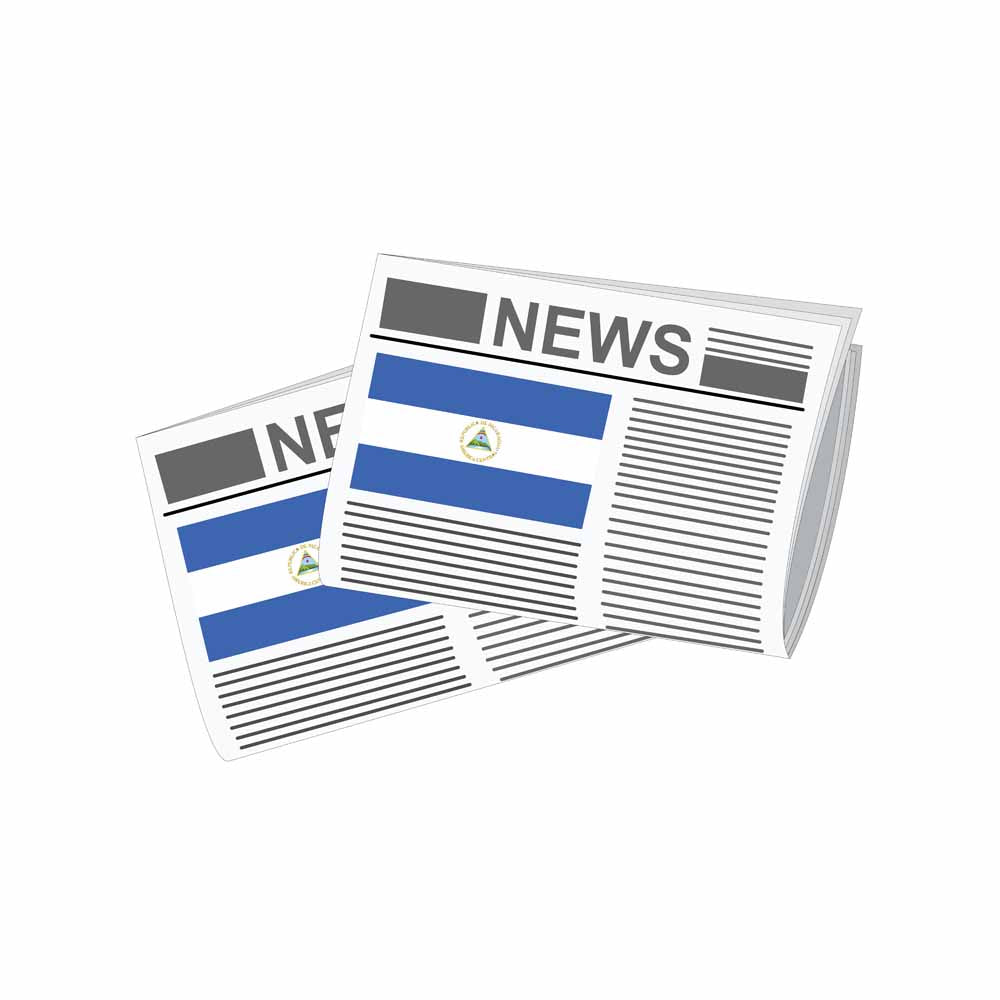 Nicaragua World Newspapers Vector Illustrations | Global Newspaper & Press Collection