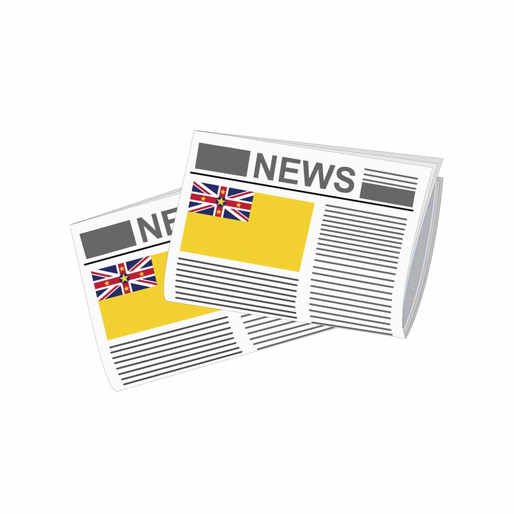Niue World Newspapers Vector Illustrations | Global Newspaper & Press Collection