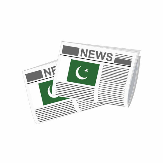 Pakistan Newspapers Vector Illustration