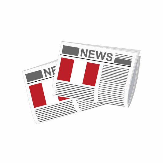 Peru Newspapers Vector Illustration