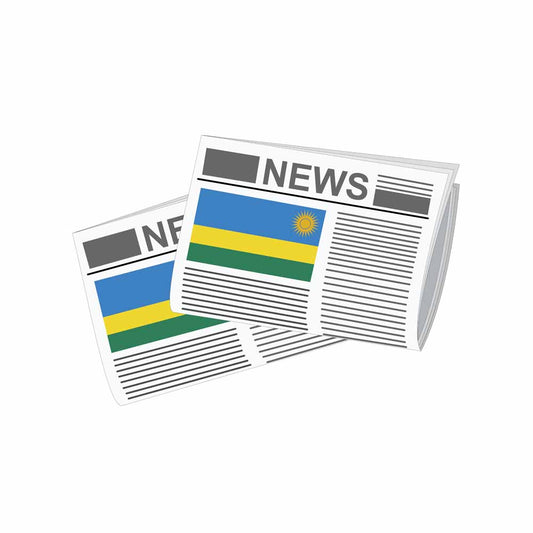 Rwanda Newspapers Vector Illustration
