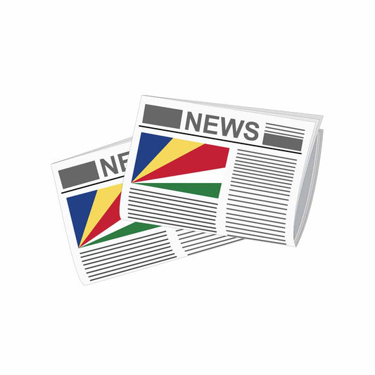 Seychelles Newspapers Vector Illustration