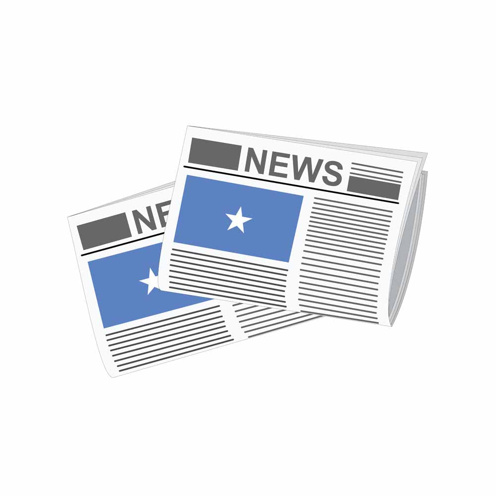 Somalia Newspapers Vector Illustration