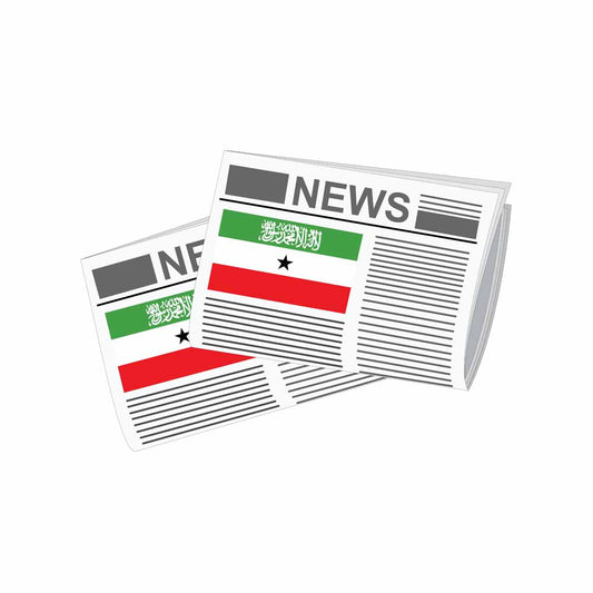 Somaliland Newspapers Vector Illustration