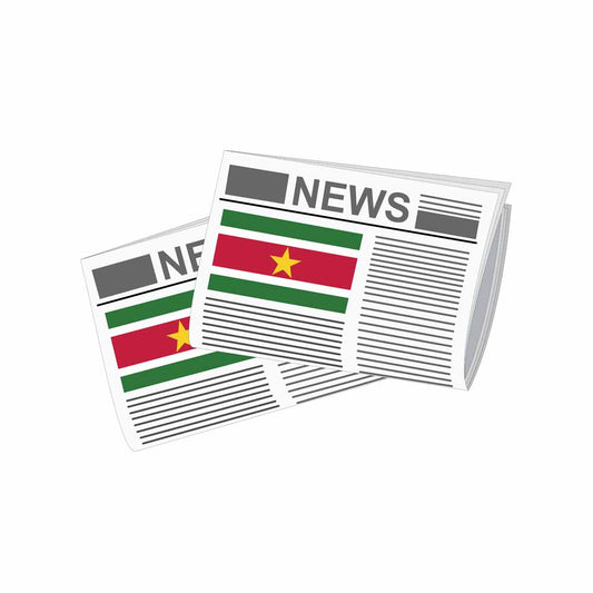 Suriname Newspapers Vector Illustration