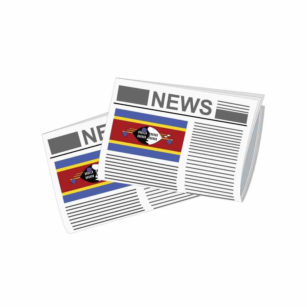 Swaziland World Newspapers Vector Illustrations | Global Newspaper & Press Collection