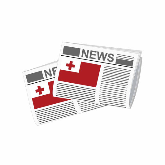 Tonga Newspapers Vector Illustration