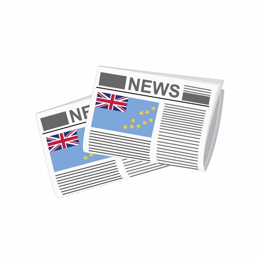 Tuvalu Newspapers Vector Illustration
