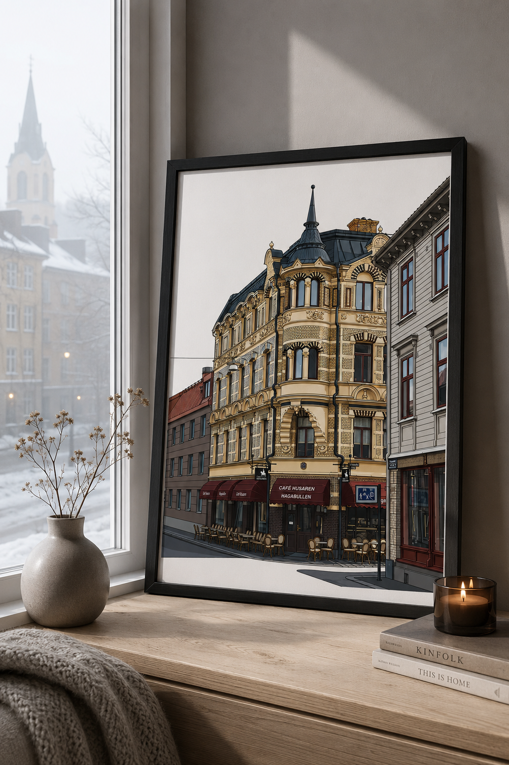 Custom Building Photo to Vector-Style Artwork (JPG) | City Vectors