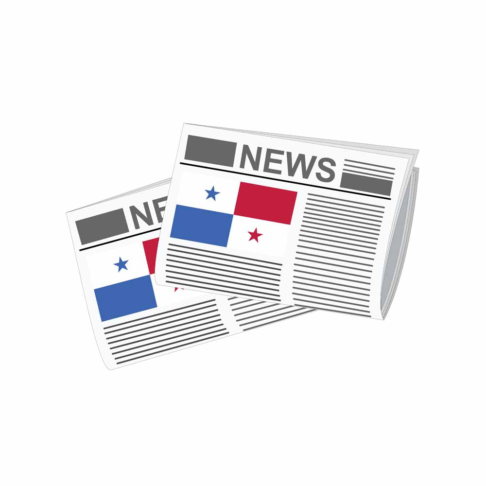 Panama Newspapers Vector Illustration